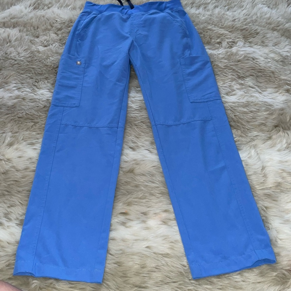Figs Women's Scrub Pants in Periwinkle Blue